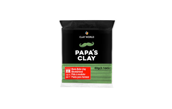 Papa’s Clay Olive Green Polymer Clay