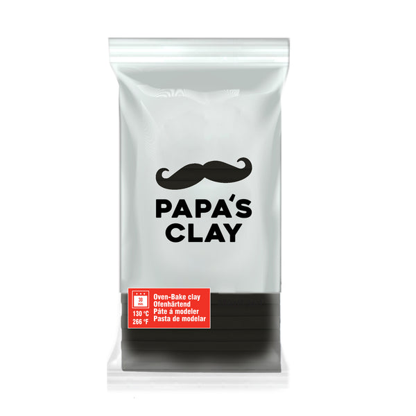 Papa’s Clay Black Polymer Clay