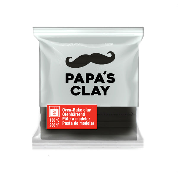 Papa’s Clay Black Polymer Clay