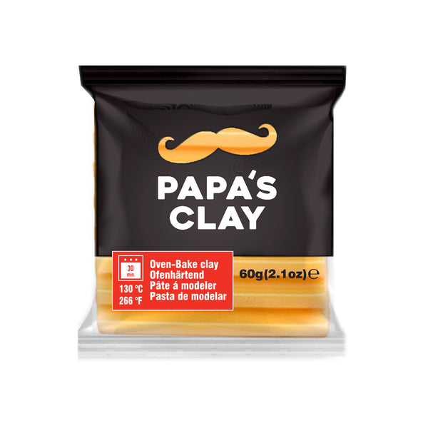 Papa’s Clay Neon Orange Polymer Clay
