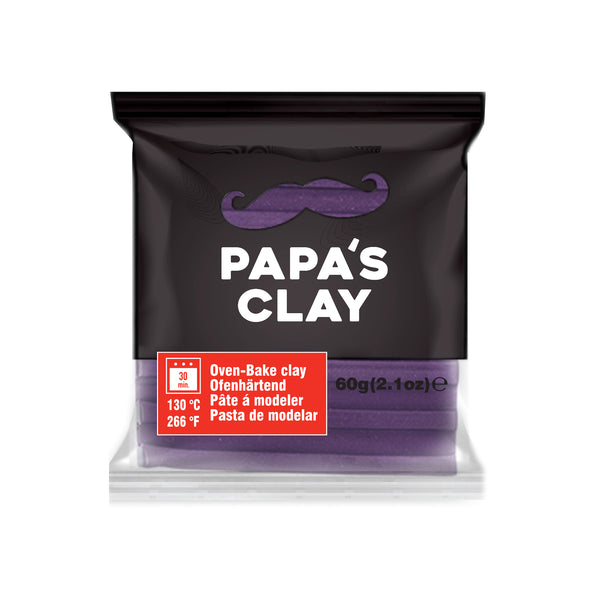 Papa’s Clay Purple Polymer Clay