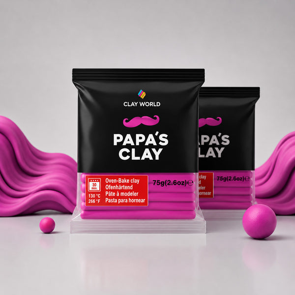 Papa’s Clay Light Purple Polymer Clay