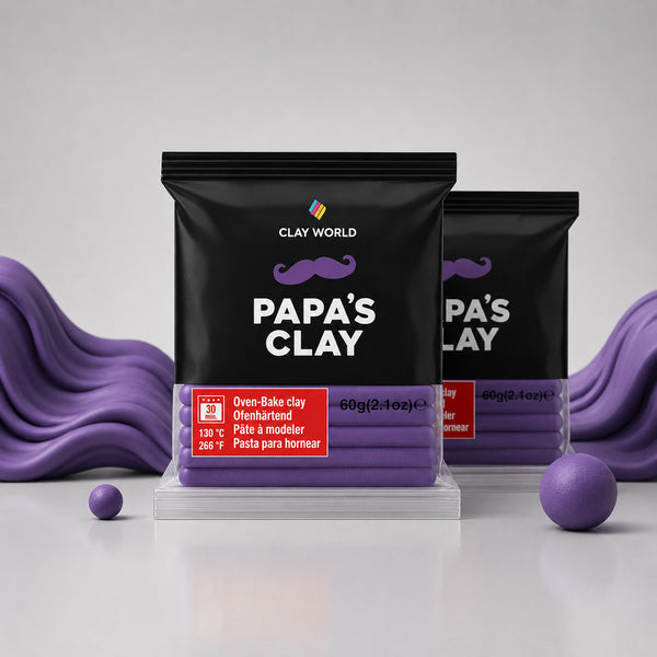 Papa’s Clay Purple Polymer Clay