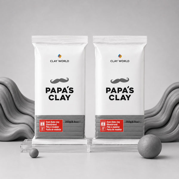 Papa’s Clay Gray Polymer Clay