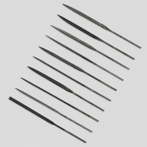 Needle File Set Assorted Medium Cut Files for General Use & Craft Projects 10pc