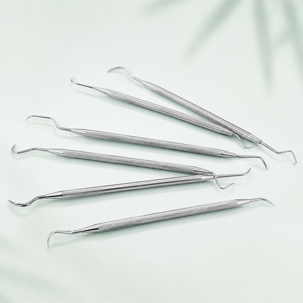 Precision Tools for Shaping, Scraping & Modeling Stainless Steel Clay Probe Set 6pc