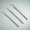 Stainless Steel Probe Set, Precision Modeling & Sculpting Tools with Storage Wallet, 3pc