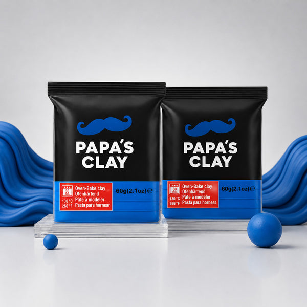 Papa’s Clay Ocean Blue Polymer Clay