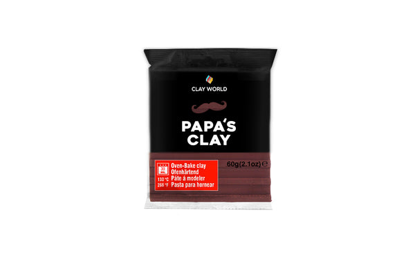 Papa’s Clay Chocolate Brown Polymer Clay