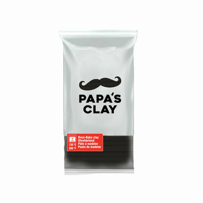 Papa’s Clay Black Polymer Clay