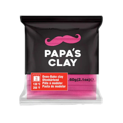 Papa’s Clay Fuchsia Premium Polymer Clay