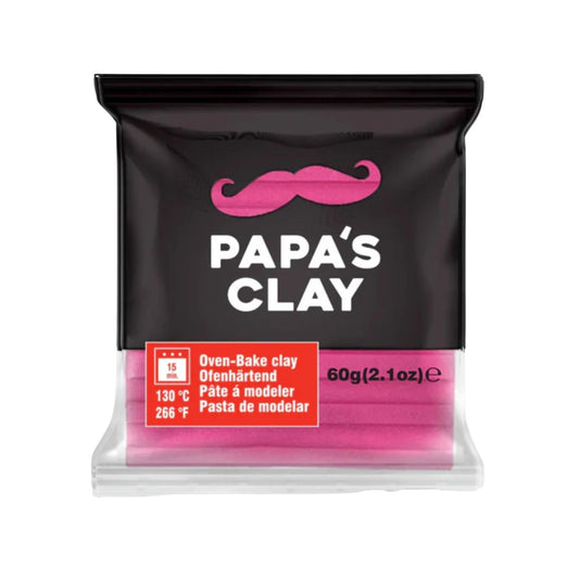 Papa’s Clay Fuchsia Premium Polymer Clay