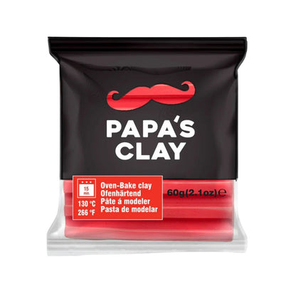 Papa’s Clay Koral Red Polymer Clay