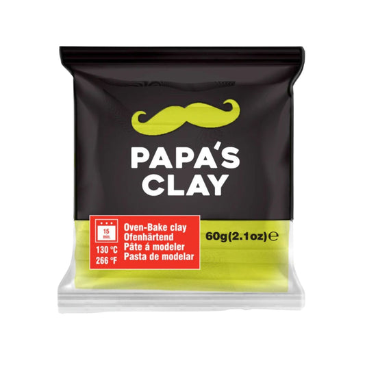 Papa’s Clay Neon Yellow Polymer Clay