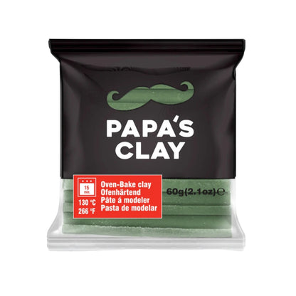 Papa’s Clay Olive Green Polymer Clay