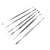 Stainless Steel Carver, Precision Carving & Modeling Tools with Storage Wallet 6pc