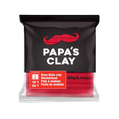 Papa’s Clay Red Polymer Clay