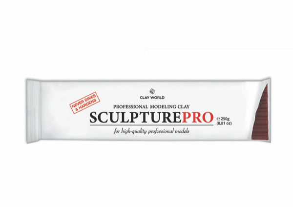 SCULPTURE PRO MEDIUM TERRACOTA | Professional Oil-Based Non-Drying Sculpting Clay2.2lb