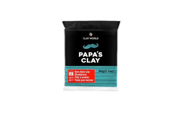 Papa’s Clay Turquoise Blue Polymer Clay