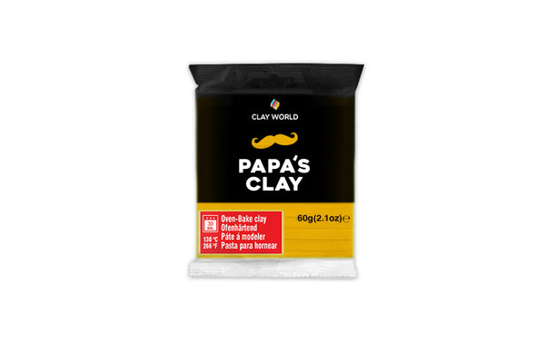 Papa’s Clay warm Yellow Polymer Clay