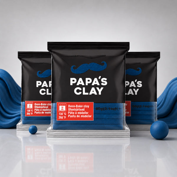Papa’s Clay Navy Blue Polymer Clay