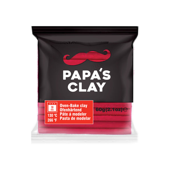 Papa's Clay - Burgundy