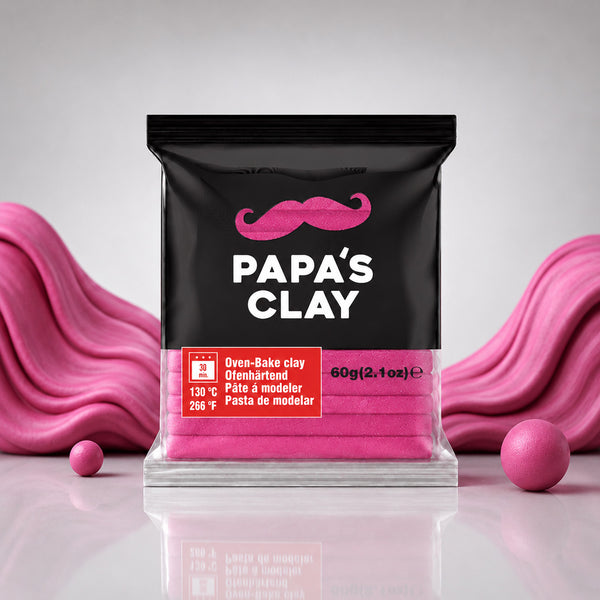 Papa’s Clay Fuchsia Premium Polymer Clay