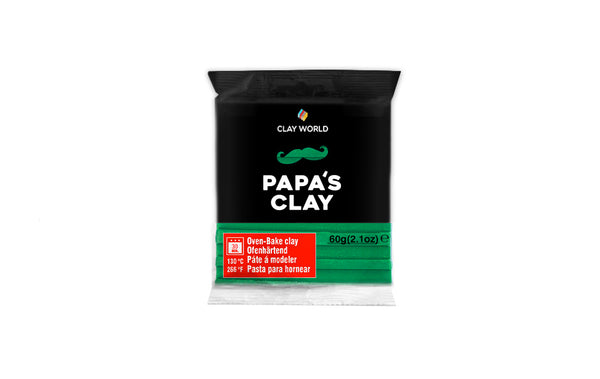 Papa’s Clay Green Polymer Clay