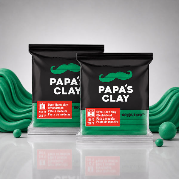 Papa’s Clay Green Polymer Clay