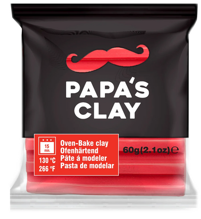 Papa's Clay - Koral Red