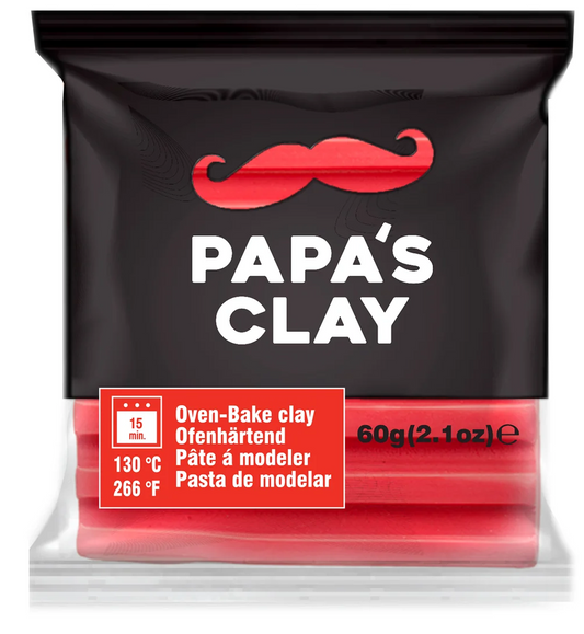 Papa's Clay - Koral Red