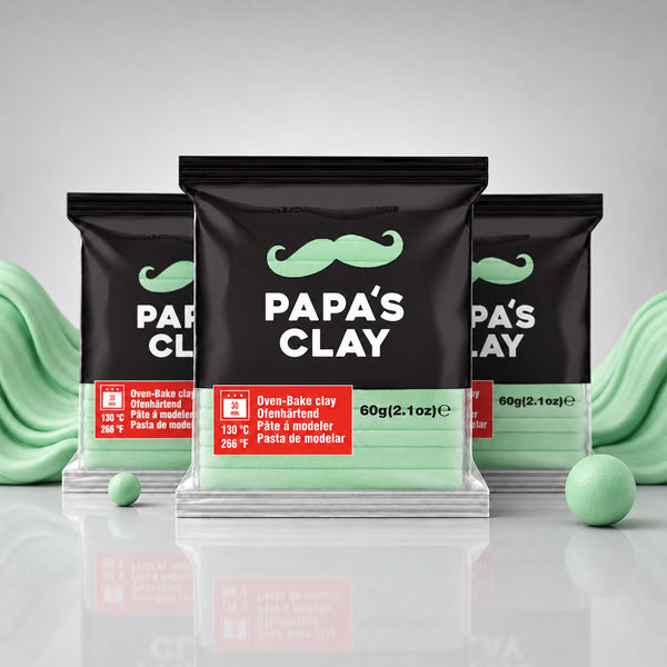 Papa’s Clay Mint Green Polymer Clay