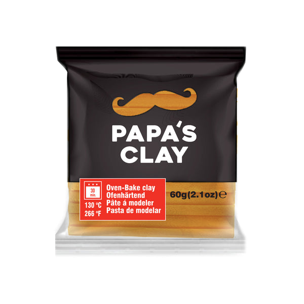 Papa’s Clay Mustard Yellow Polymer Clay