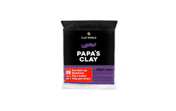 Papa’s Clay Purple Polymer Clay