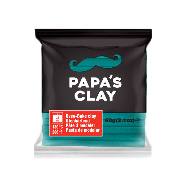 Papa’s Clay Turquoise Blue Polymer Clay