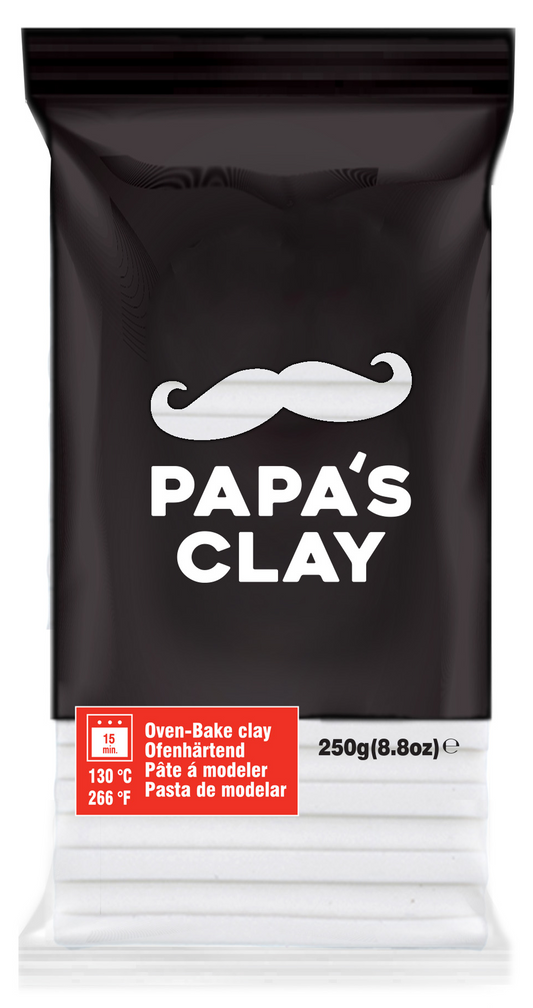Papa's Clay - White